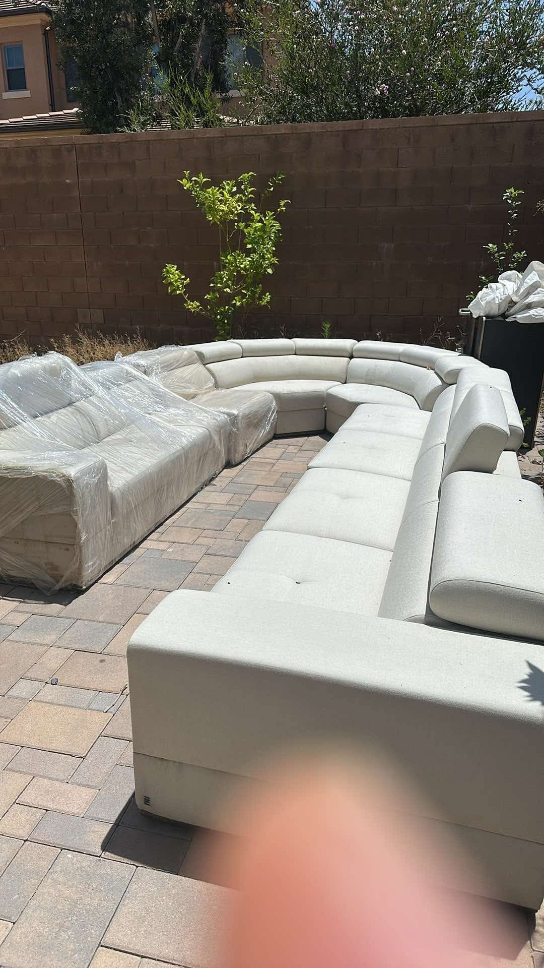 Luxury Italian Design Modular Sofa – Indoor/Outdoor by Lazzoni – $950 (Retail $20,000)