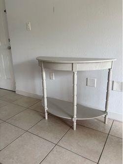 Half Circle Table