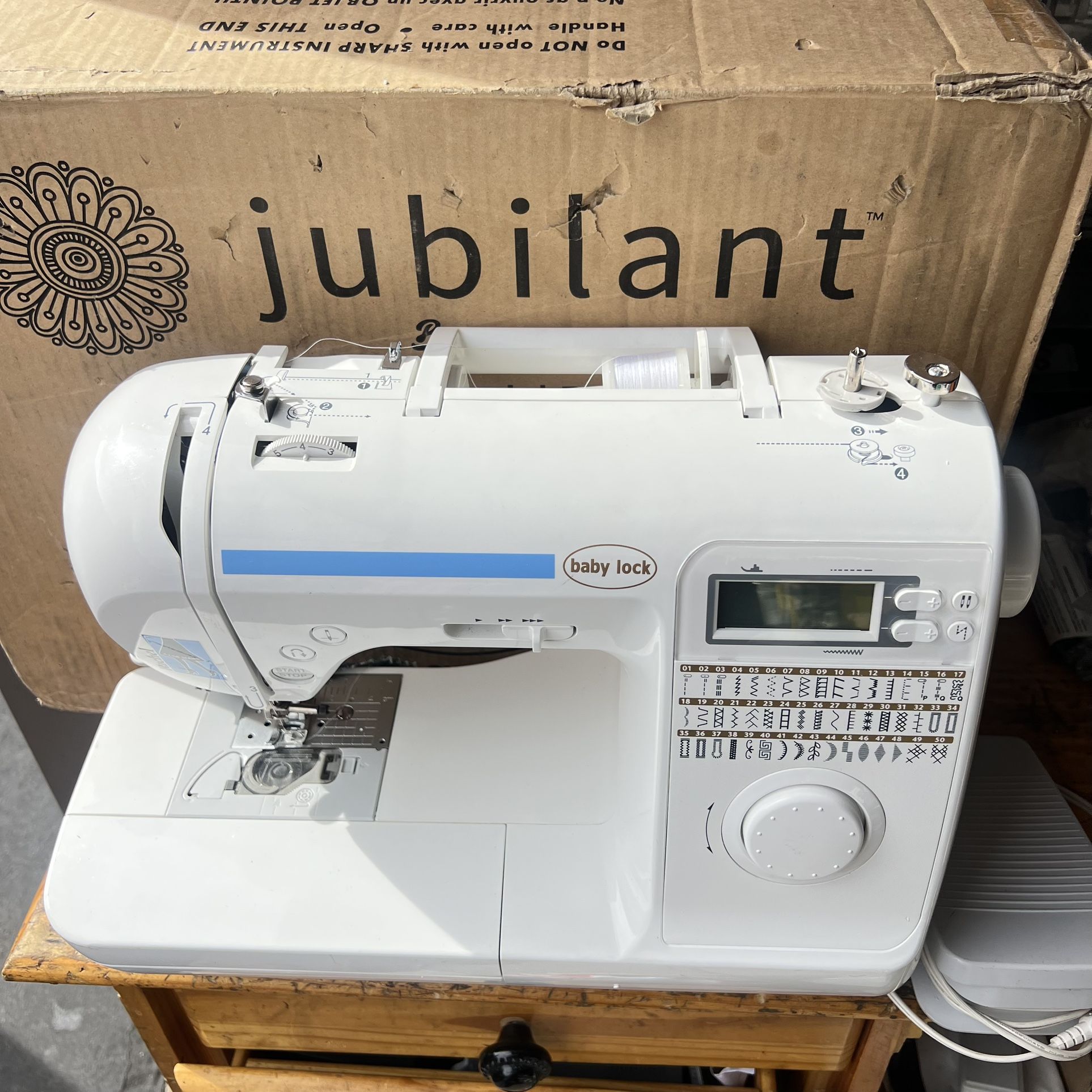 Baby Lock Rachel A-line Series Model BL50A Sewing Machine Serviced And Sewing Excelent