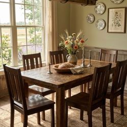 4 Wood Dining Chairs