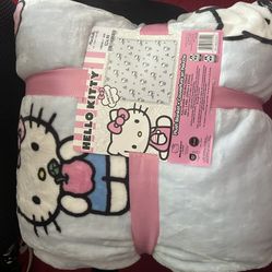 Hello Kitty Teacher Books Blanket 