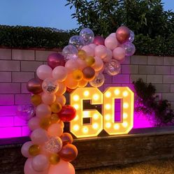 Marquee Number Lights