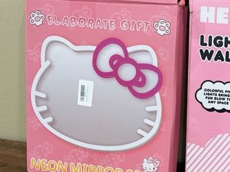Hello Kitty Neon Mirror Sign