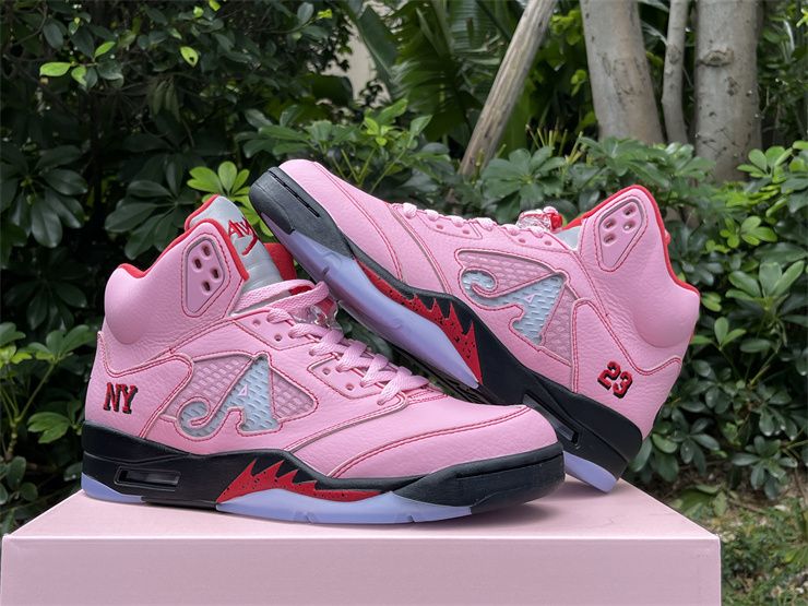 Awake NY x Air Jordan 5 Retro 'Boro - Arctic Pink'