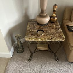 Solid Granite End Table Gorgeous 