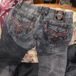 Rock Revival Jeans Black 