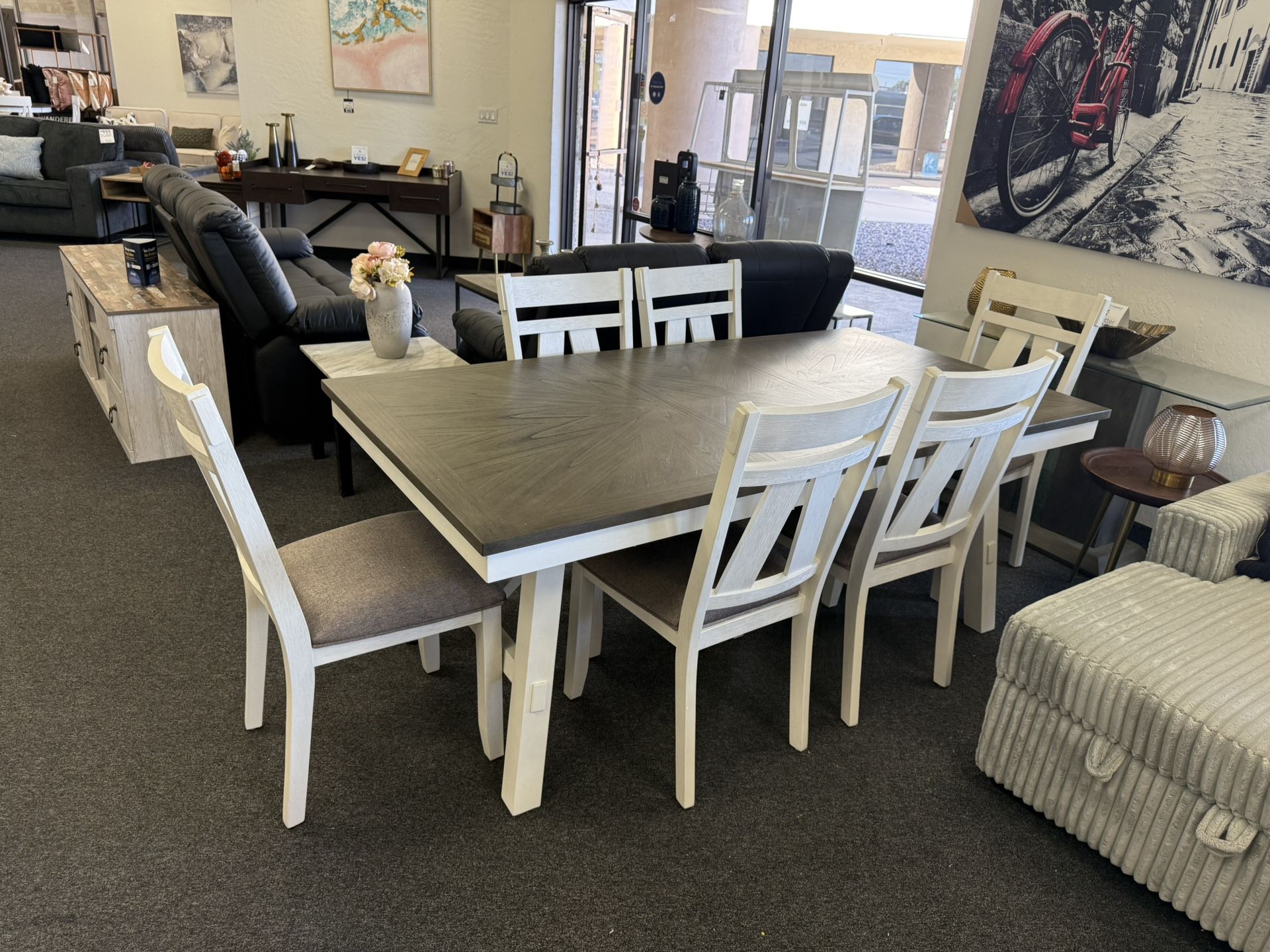 Dining Table With 6 Chairs And A Leaf