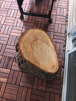 Live edge wood