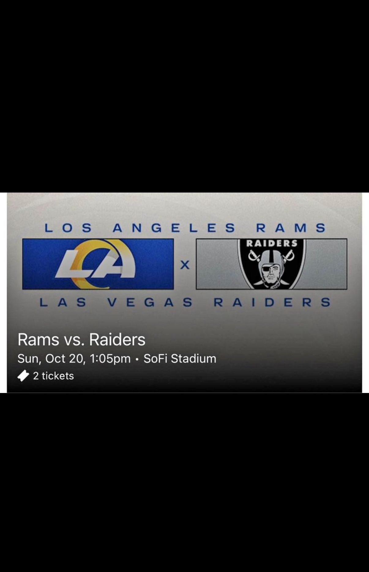 Rams Vs Raiders
