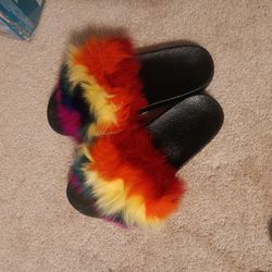Furry Sandals 