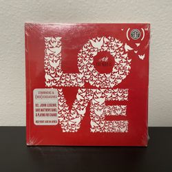 All You Need Is Love Starbucks Product Red CD NEW SEALED U2 Dave Mathews 2009