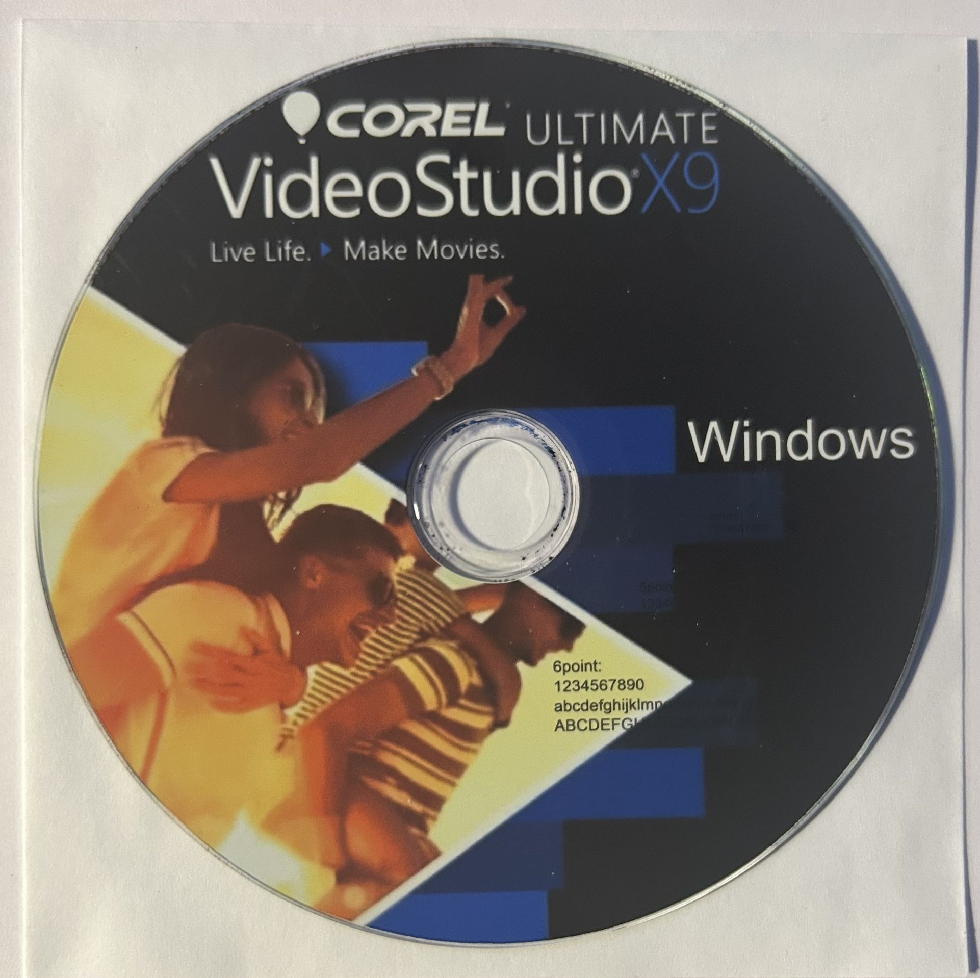 Corel VideoStudio X9 Installation Disk