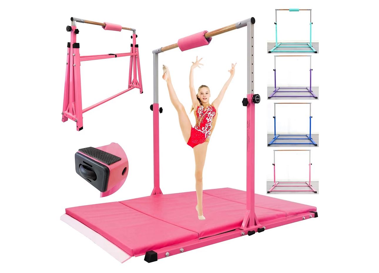 Gymnastic Bar for Kids Ages 3 205FT/6FT
