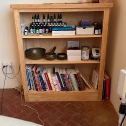 Solid Wood Bookcase Bookshelf