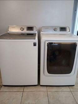 Samsung Washer and Dryer Set high capacity