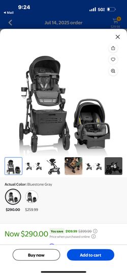 Pivot Troop Child and Pet Modular Travel System (Bluestone Gray)