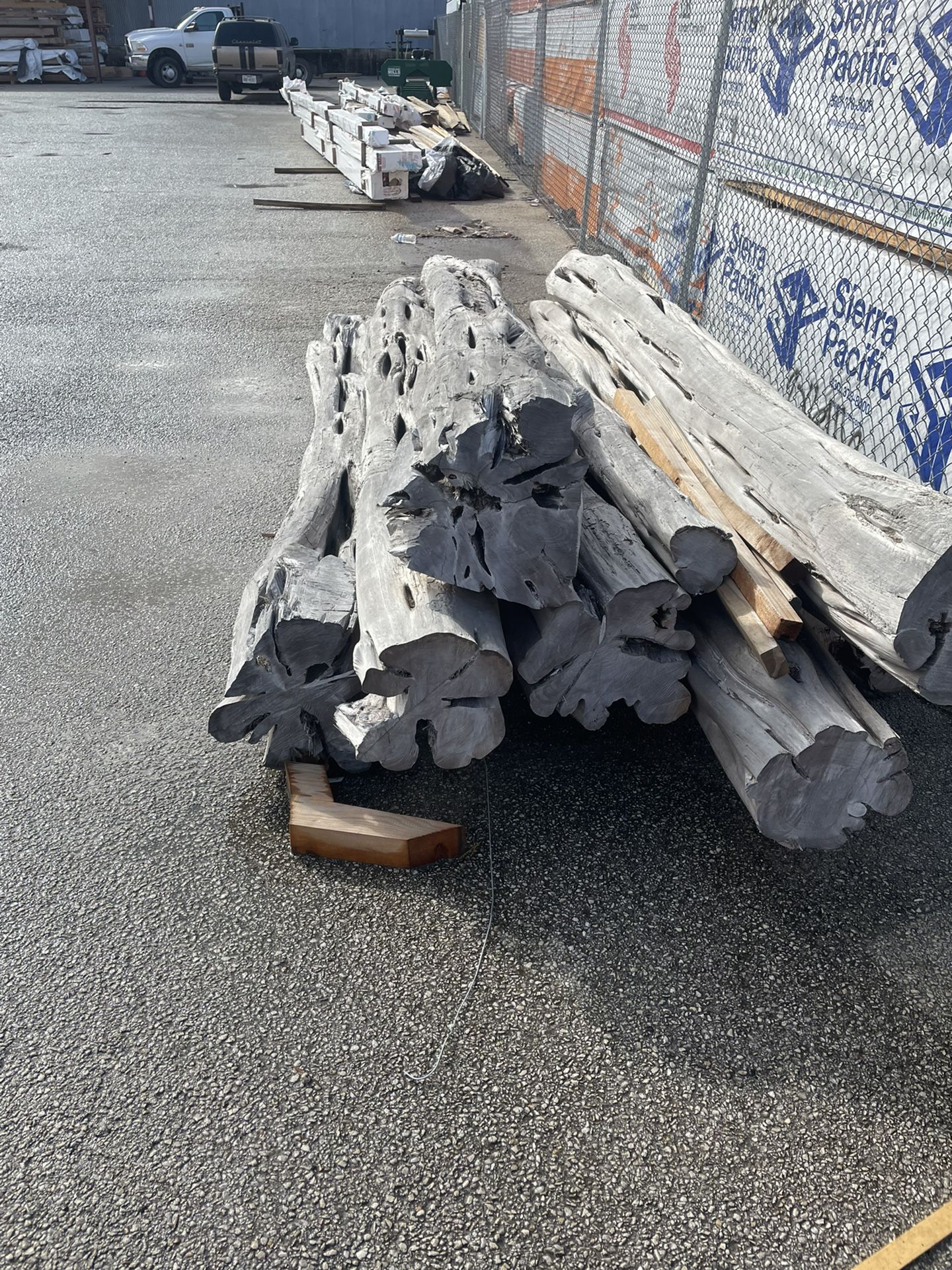 Peeled Cedar Post