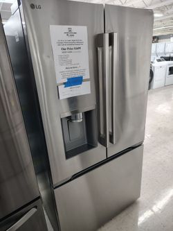 $849 (THIS WEEK ONLY: 50% OFF FRENCH 3 DOOR REFRIGERATORS) LG 24Cu Ft 36 W