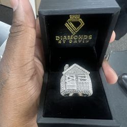 Trap House moissanite Ring