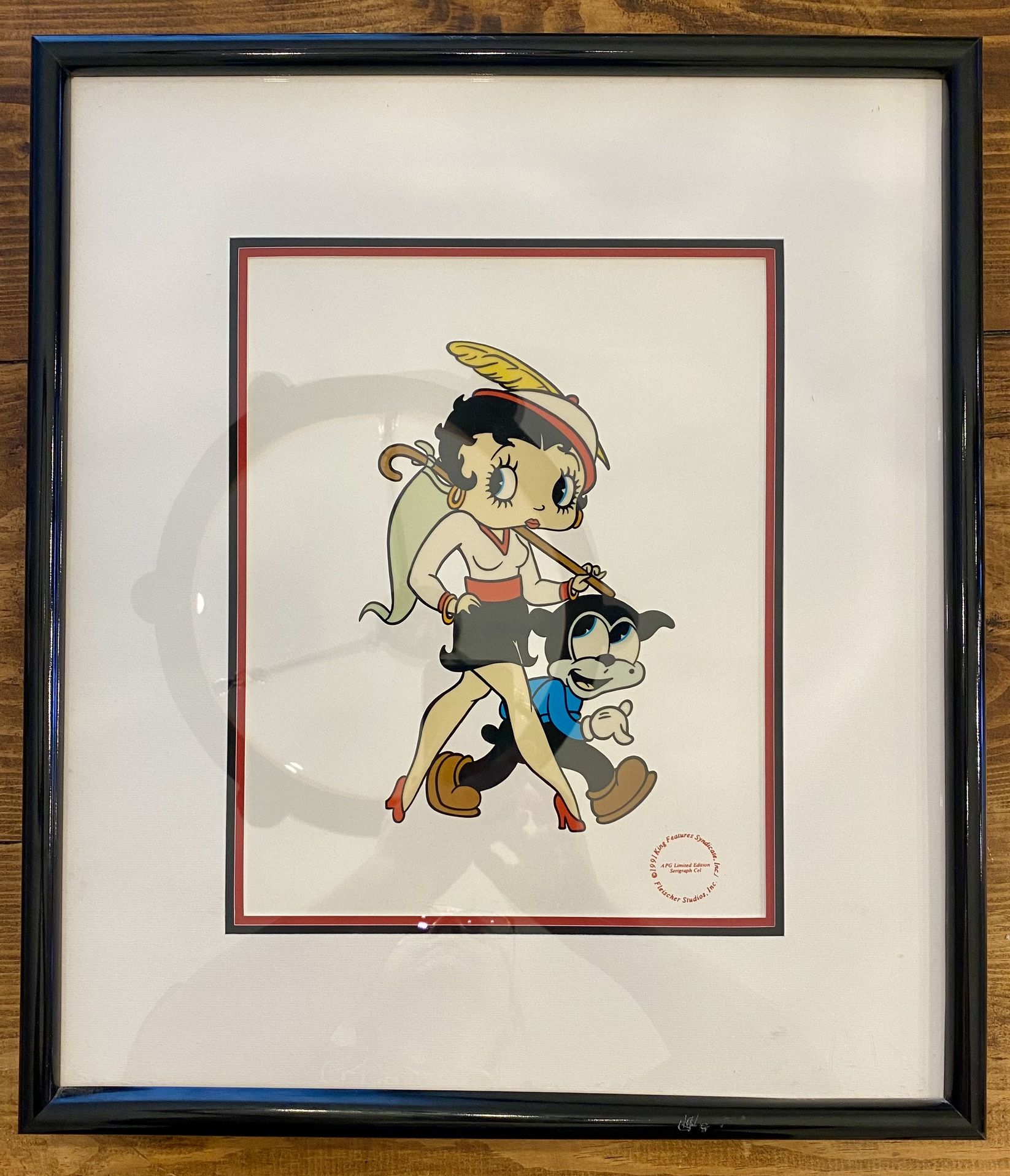 Disney, Bugs Bunny and Betty Boop Autographed Prints 