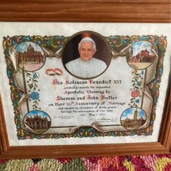 Pope Benedict Blessing 
