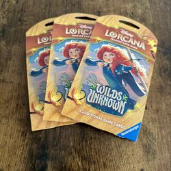 Disney Lorcana Wilds Unknown Packs