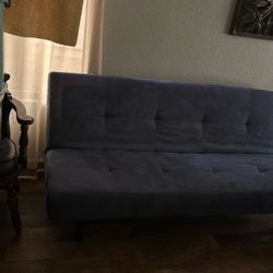 Blue Futon 