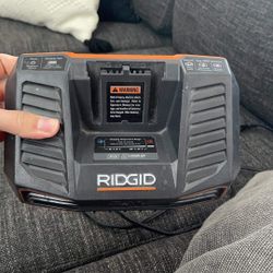 Ridgid 18 Gauge Nail Gun Battery And Battery Charger