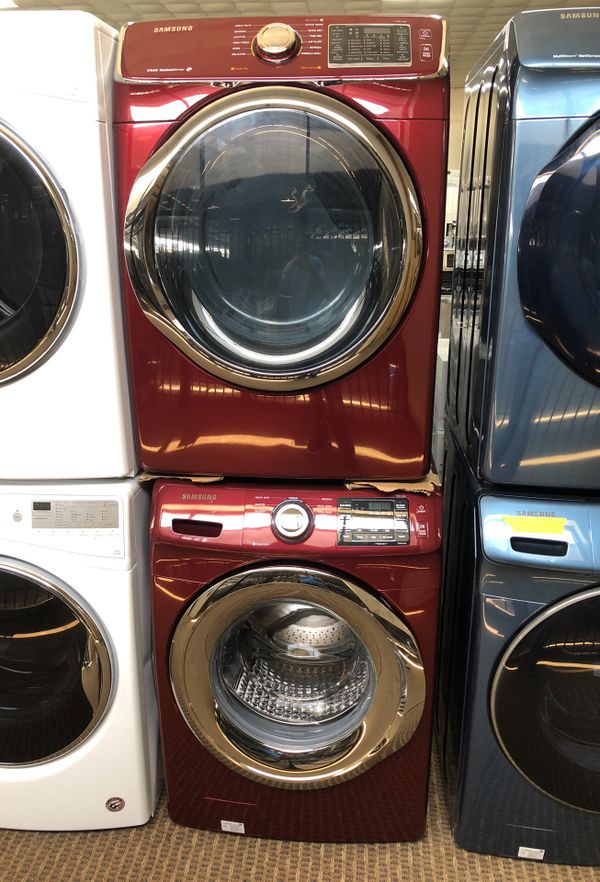 Red Samsung Washer and Electric Dryer for Sale in Houston, TX OfferUp
