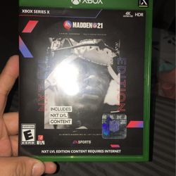 Brand New Madden 21 Bought For Christmas But Got The Xbox Series X And I Have An Xbox One. Originally 60$ Asking 40$