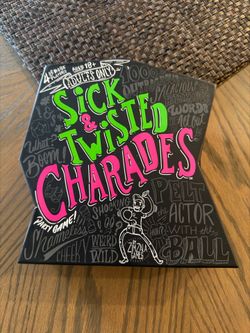 New Sick & Twisted Charades Party Game for Adults