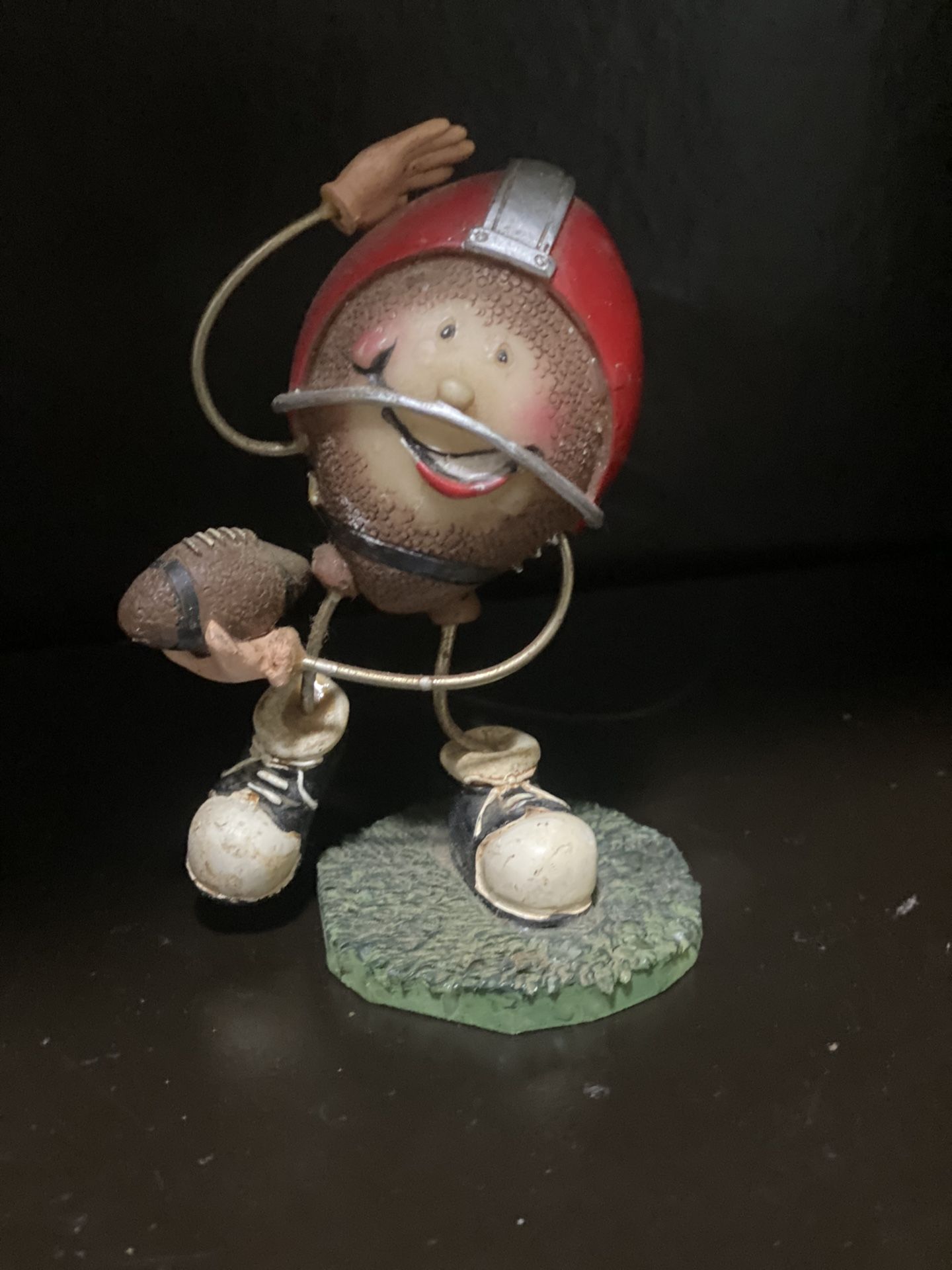 Football Helmet Figurine