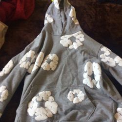Grey Denim Tears Hoodie(SMALL SIZE ONLY)
