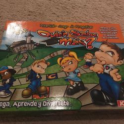 Quien sabe más? Board game