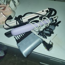 Hair straightener and blow dryer