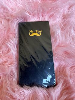Mr. Pen Black Notepad Case