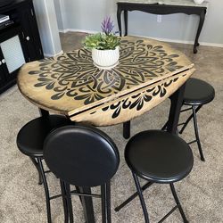 Gorgeous 5 Piece Drop Leaf Table Set 36 x 36 