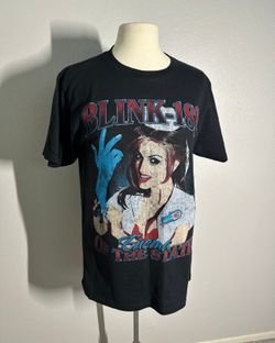 Vintage Blink 182 Graphic Tee Band Black Enema of the State T-Shirt Blink182