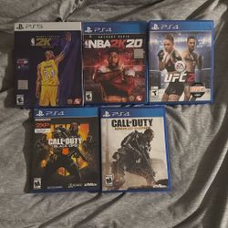 Video Games For PS4/PS5