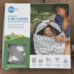 SafeFit® XtraGuard™ Antimicrobial 5-in-1 Infant Car Seat and Nursing Cover