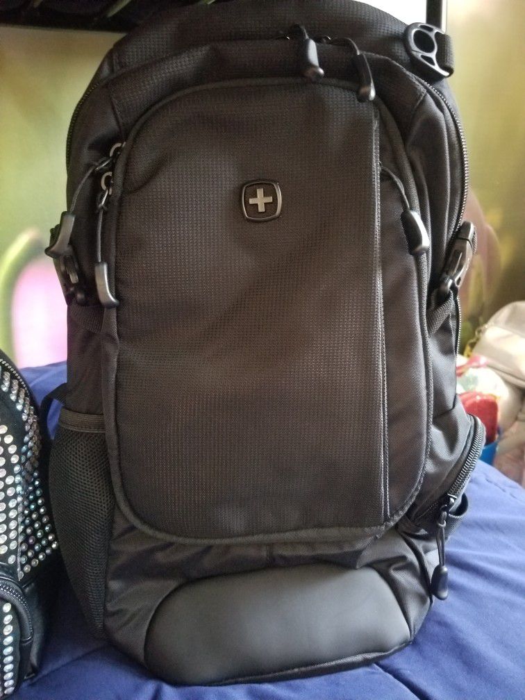 Swiss+Gear Backpack and Rhinestone Mini Bag 