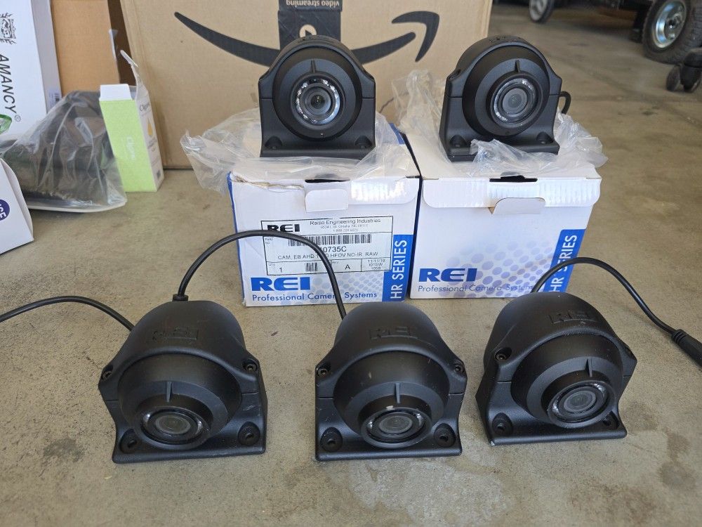 Lot Of 5 REI 710735C CAM Rev A HR SERIES Camera System