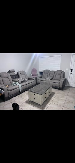 Reclining Sofa & Loveseat Set