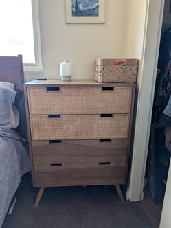 Mid Century Tall Dresser