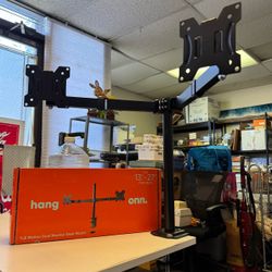 Dual Monitor Desk Mount, Adjustable Dual Monitor Arm for 2 Computer Screens up to 27 inch