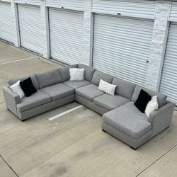 ‼️FREE DELIVERY‼️NFM 4 PC GRAY SECTIONAL 🛋️ 