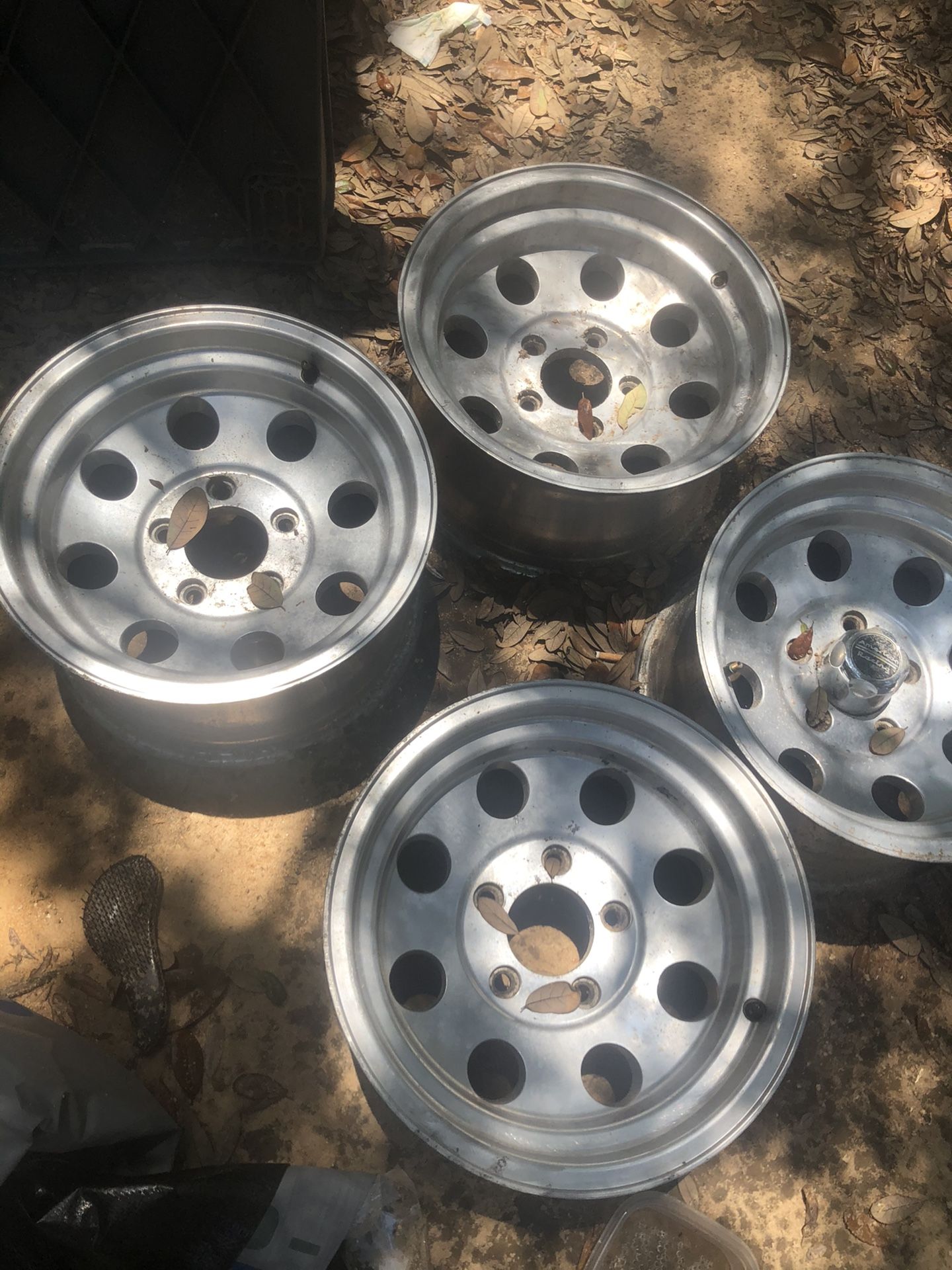 Aluminum Bullet Hole Rims 16” Full Size Chevy