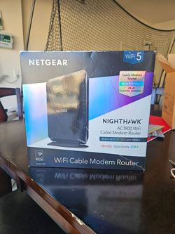 Netgear  nighthawk  wifi cable modum router