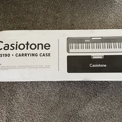 Casio CT-S190 61-key Portable Keyboard/piano Bundle. 