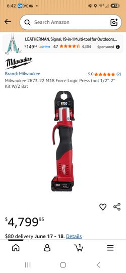 Milwaukee M18 Crimper & Attachments
